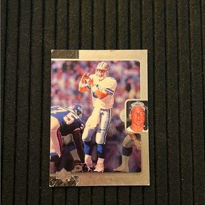 Troy Aikman 1996 Vintage Upper Deck Cowboys QB Holographic Card